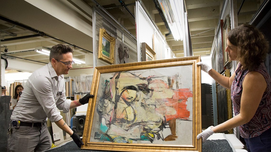 Pameran museum menandai berakhirnya kisah lukisan de Kooning
