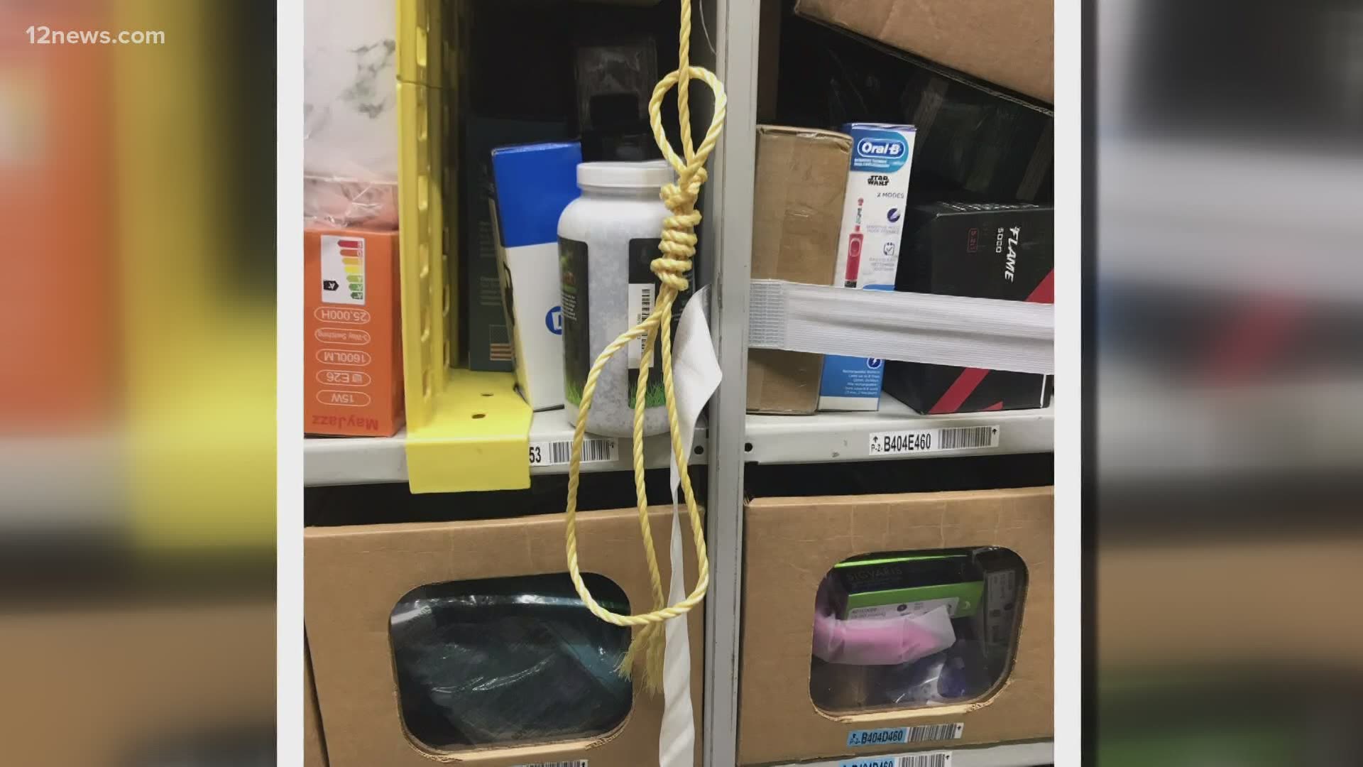 A Valley Amazon worker is calling for accountability and is afraid of what's next after finding a noose strung up for any employee to see.