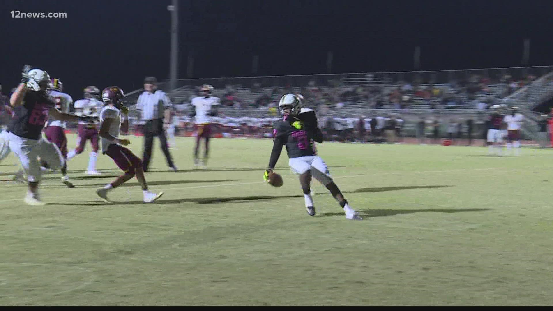 Basha showed their skillset and defeated Mountain Pointe, 48-21.