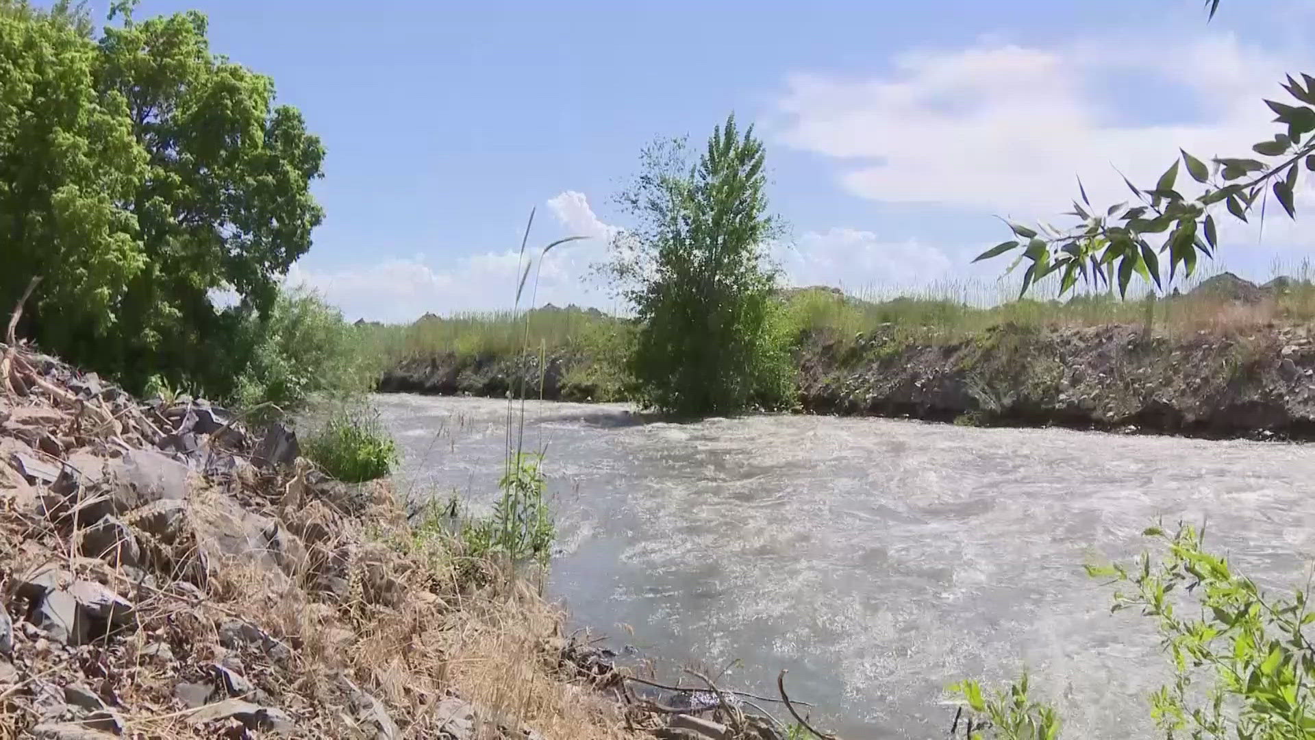 The Valley boy fell into the river while on vacation.