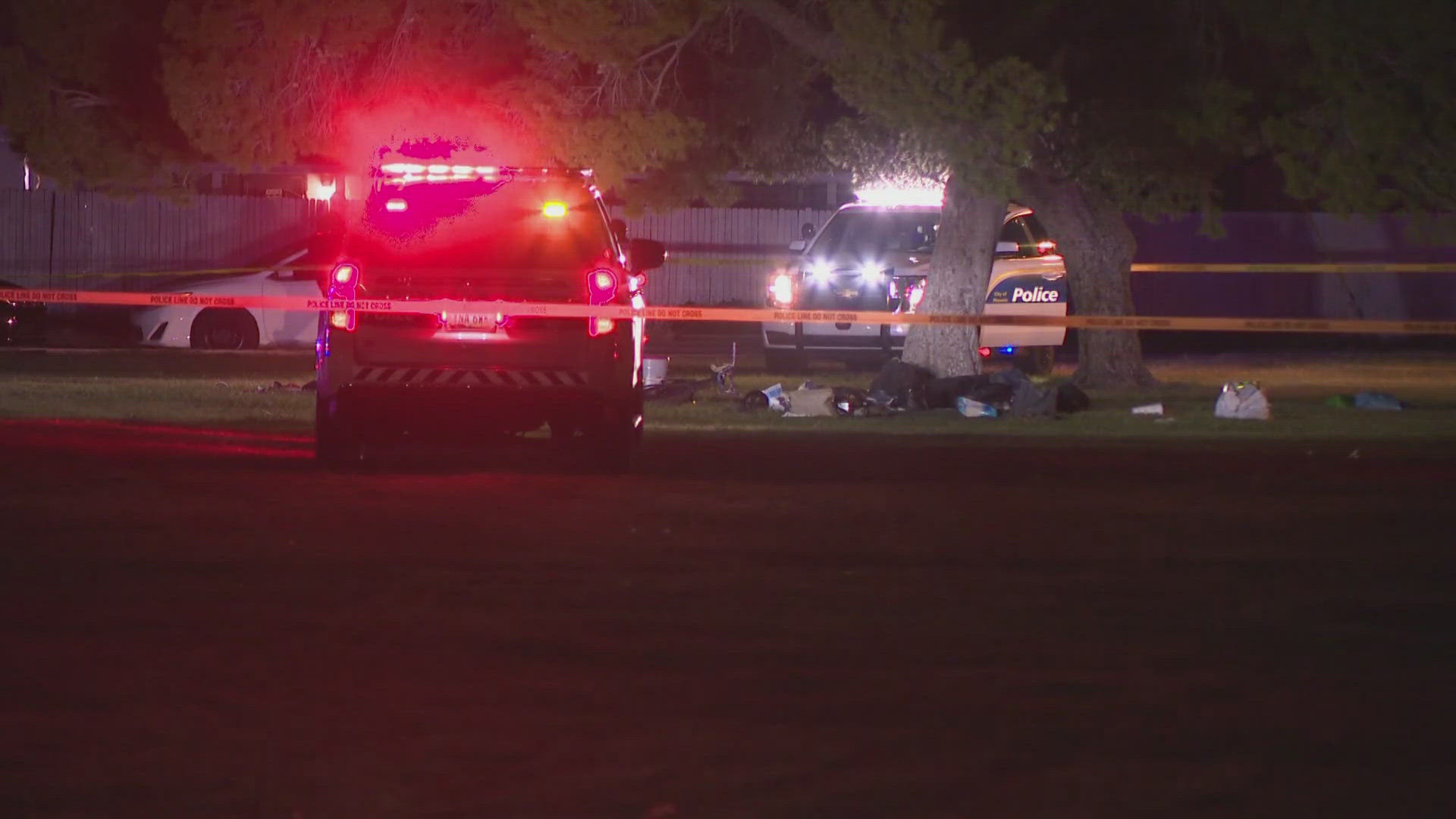 A woman was hospitalized in critical condition after being shot at Palma Park in Phoenix on Friday night. Watch the video above for more information.