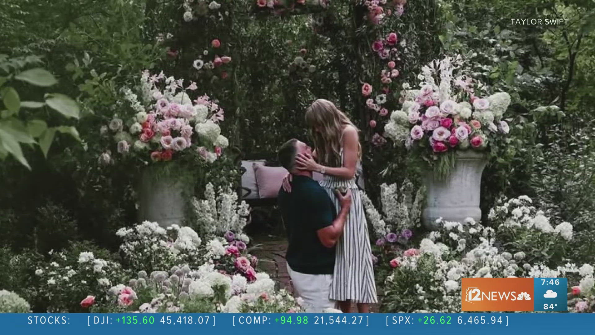 Taylor Swift reporter Bryan West talks about her recent engagement to Chiefs star Travis Kelce. 