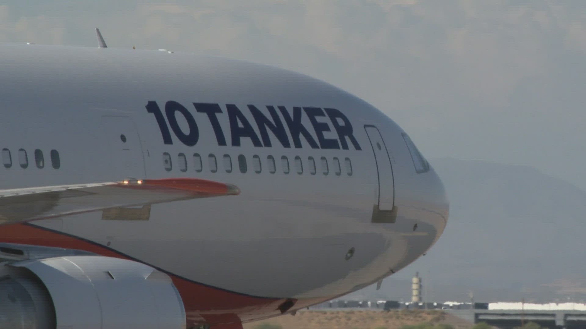 DC-10 tankers, one of four used to not only combat wildfires here in Arizona but across the world.