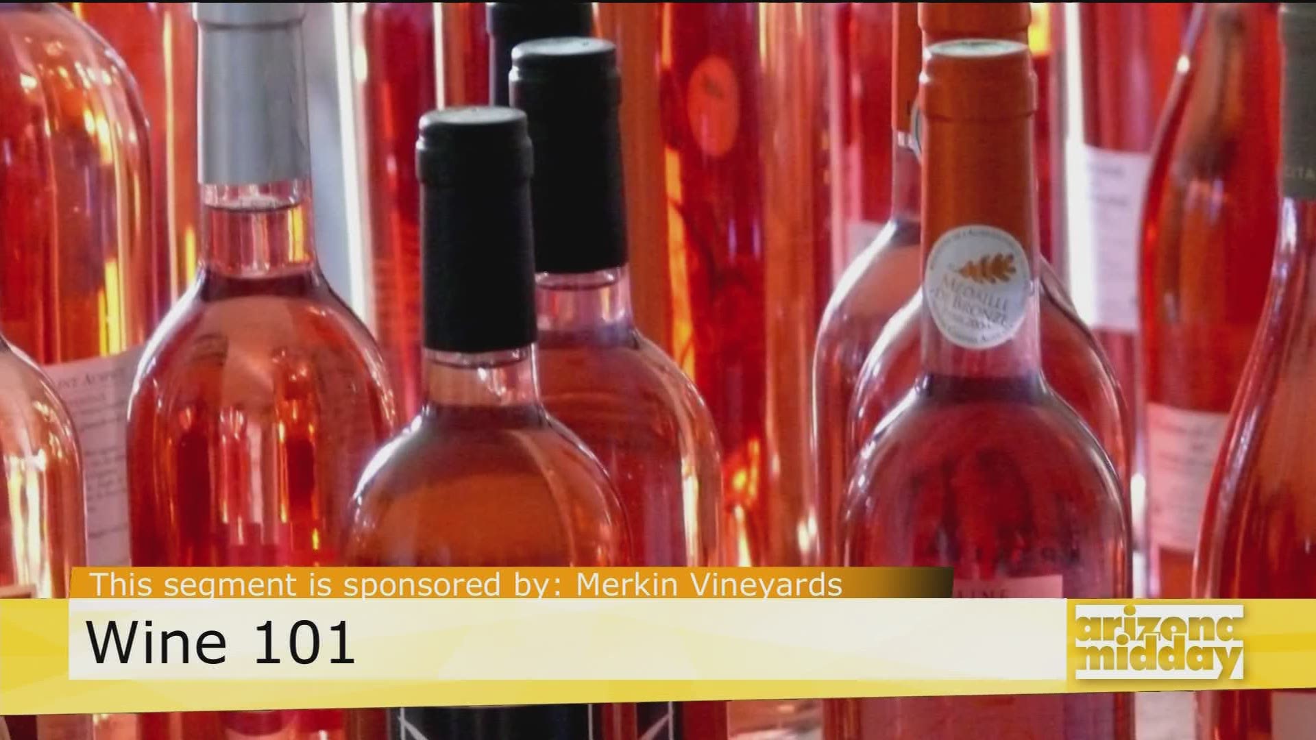 Calvin with Merkin Vineyards shows us some of the top Rosé Wines and the difference between each type