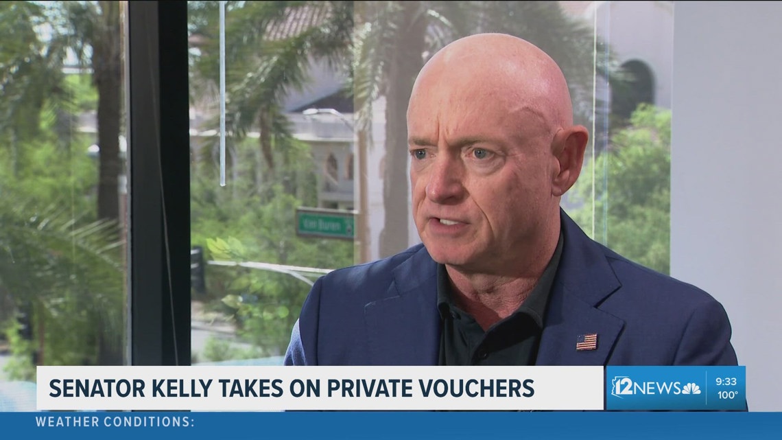 Senator Mark Kelly calls Arizona a 'cautionary tale' where 30 public schools have closed since 2020