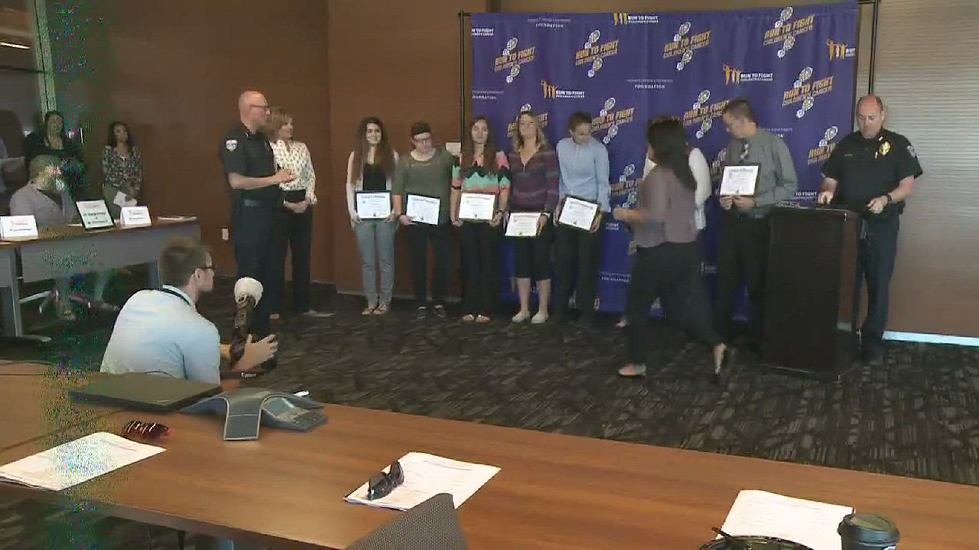 Students from Grand Canyon University’s Sports Medicine Club were honored for saving a man’s life.