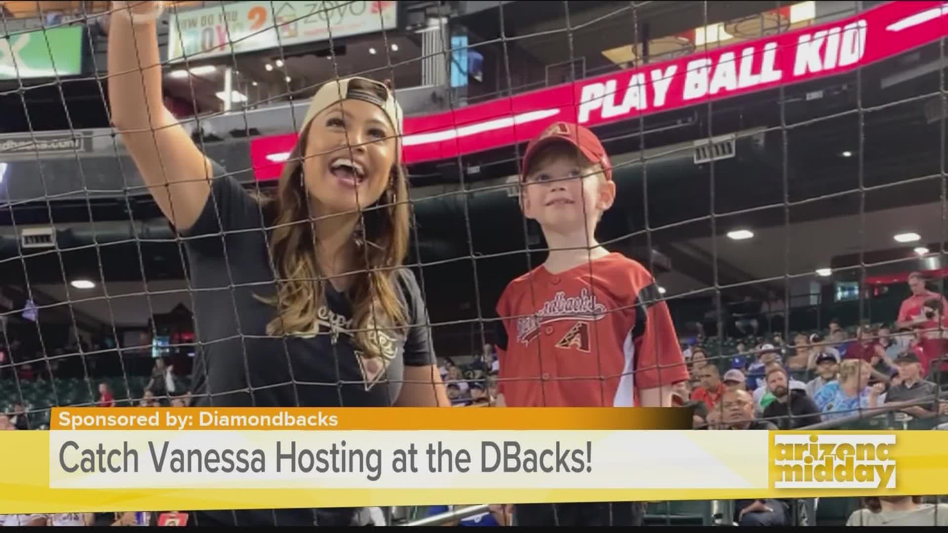 We take a look at the fun Vanessa has as a host at Dback games