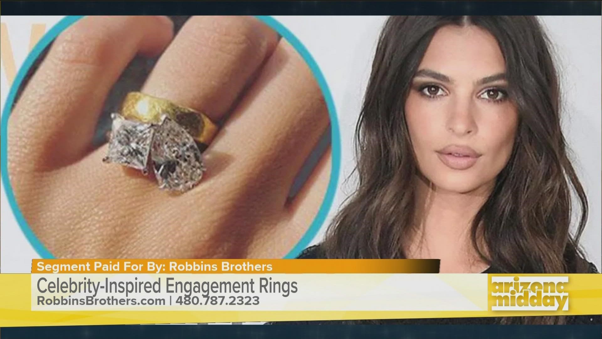 Music and movie stars are setting trends for the diamond industry, and Robbins Brothers shares how you can get a celebrity-inspired ring, but with your own touch!