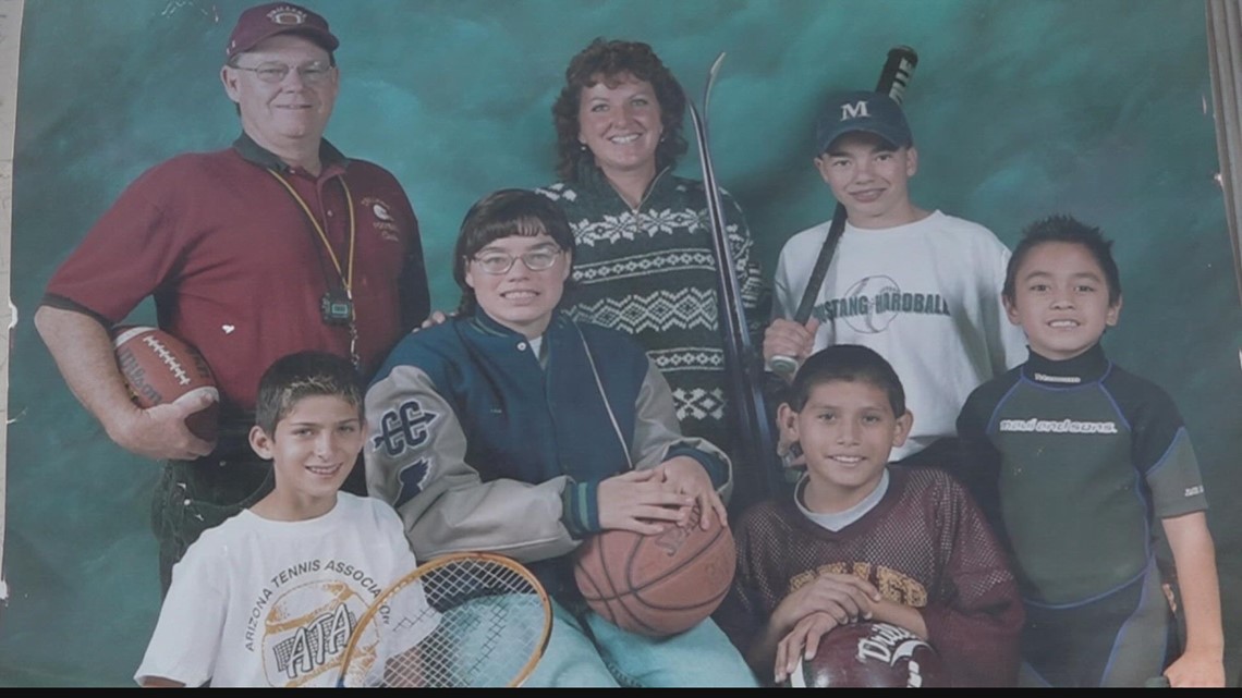 Mesa family who adopted 5 children honors 12 News legend Kent Dana