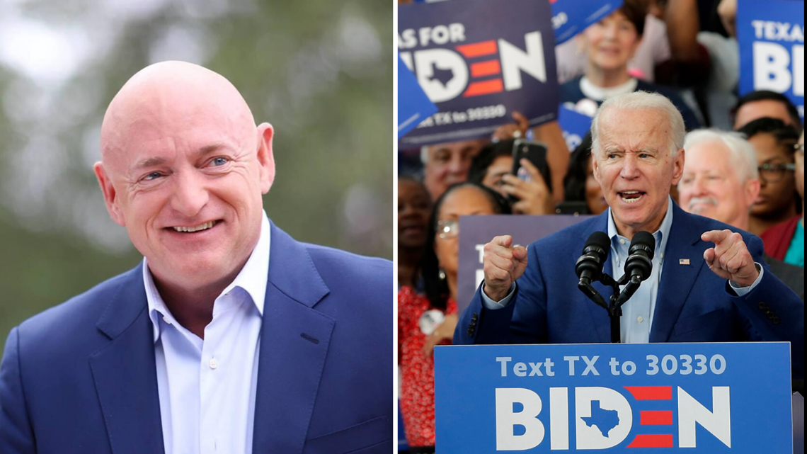 Senate candidate Mark Kelly endorses Joe Biden for president