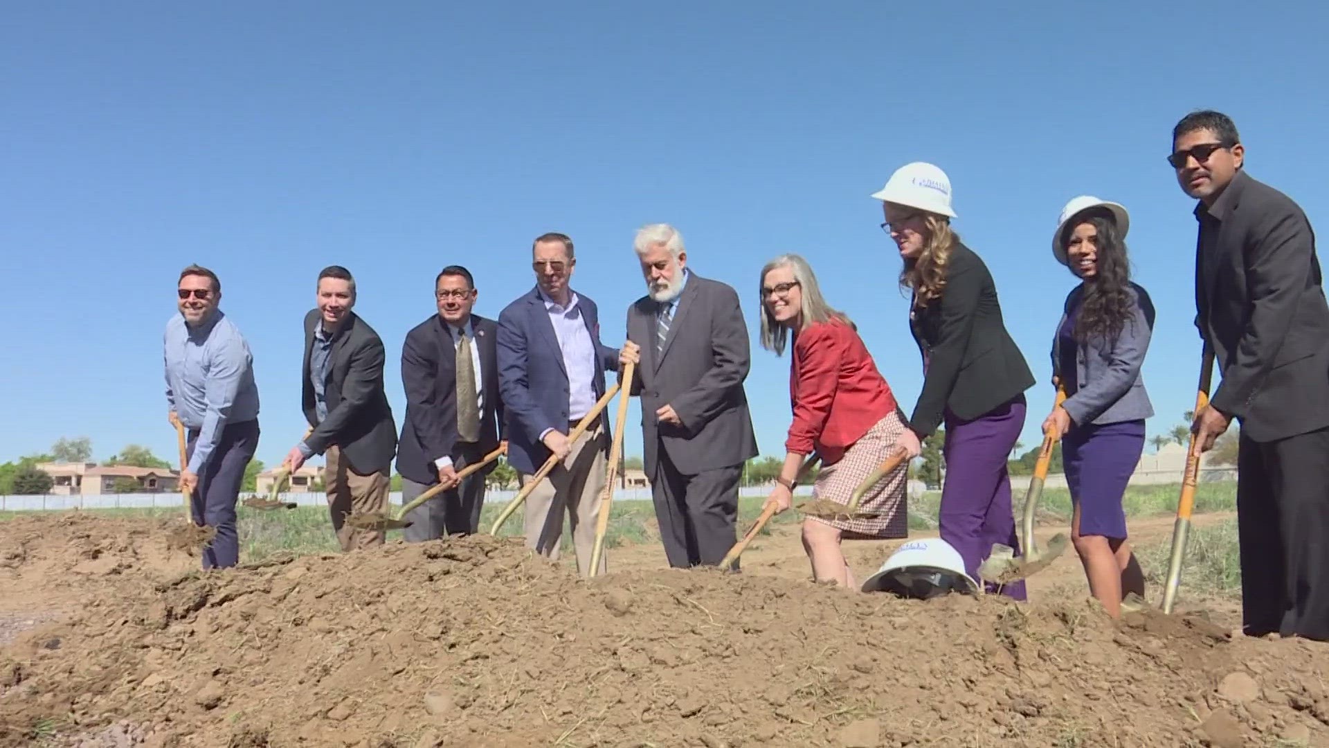 Construction is underway on an affordable housing complex funded in part by a state low-income housing tax credit.