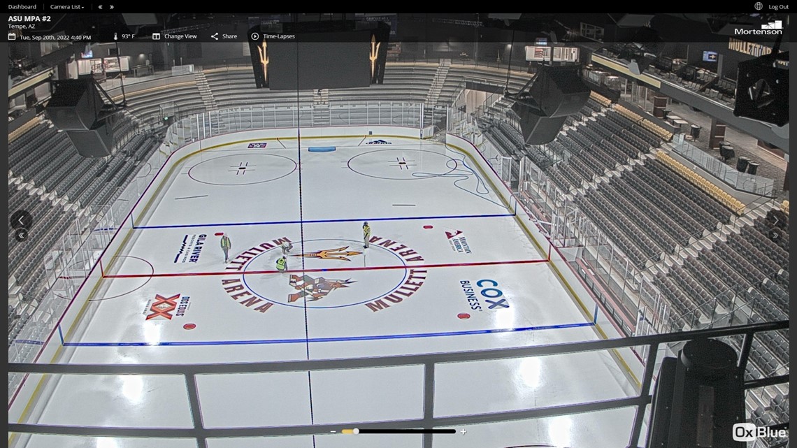 Arizona State won't let the Coyotes use their logo at center ice