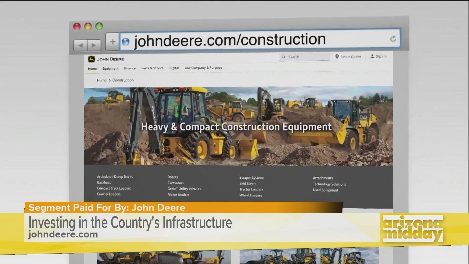 Louann Hausner and Tony Dietz share how John Deere is looking ahead to smarter, safer and sustainable construction equipment as it helps build the Nation.