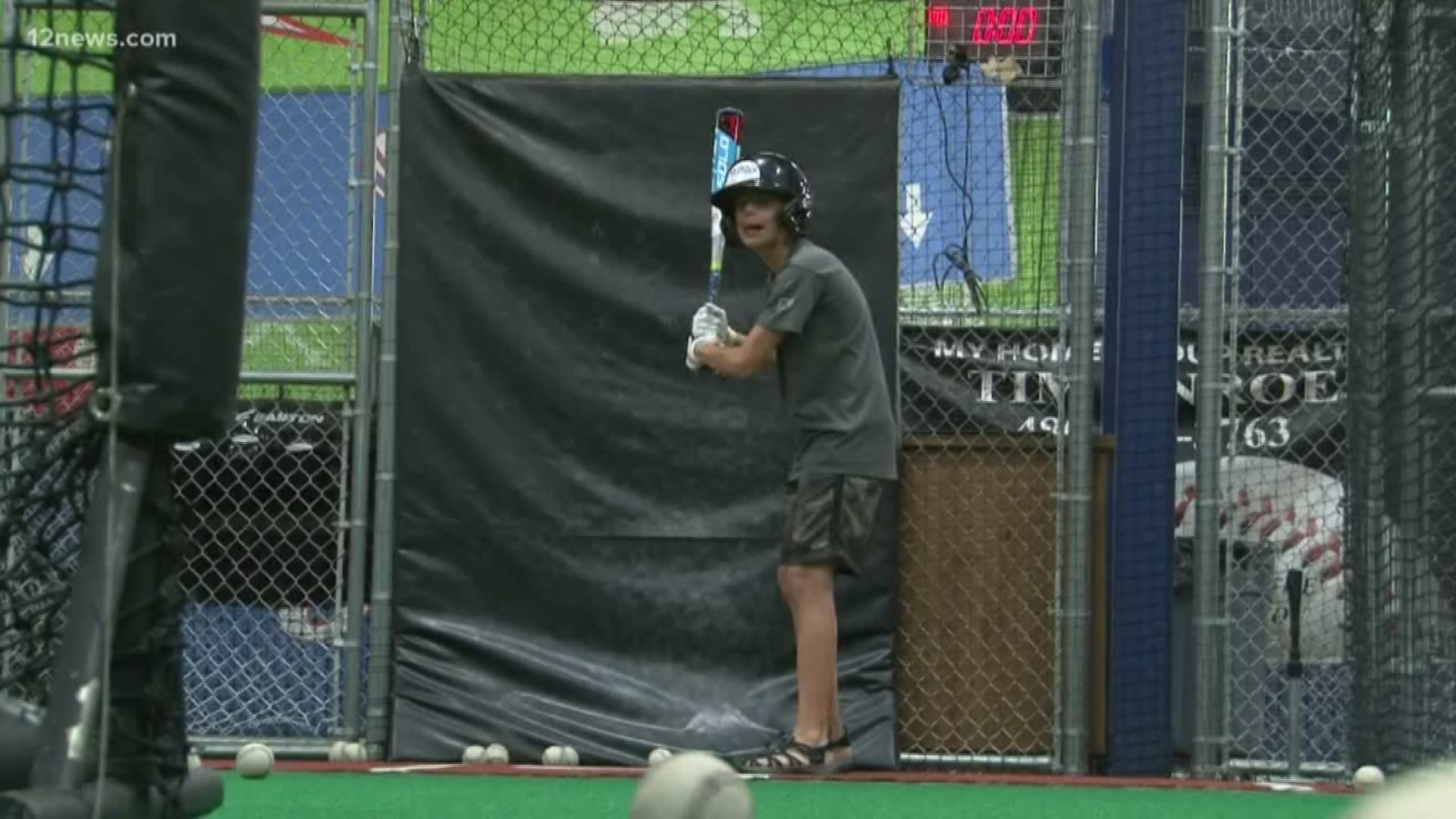 Dylan took some time at the batting cage to hone his baseball skills. Meet him in this week's Wednesday's Child segment.