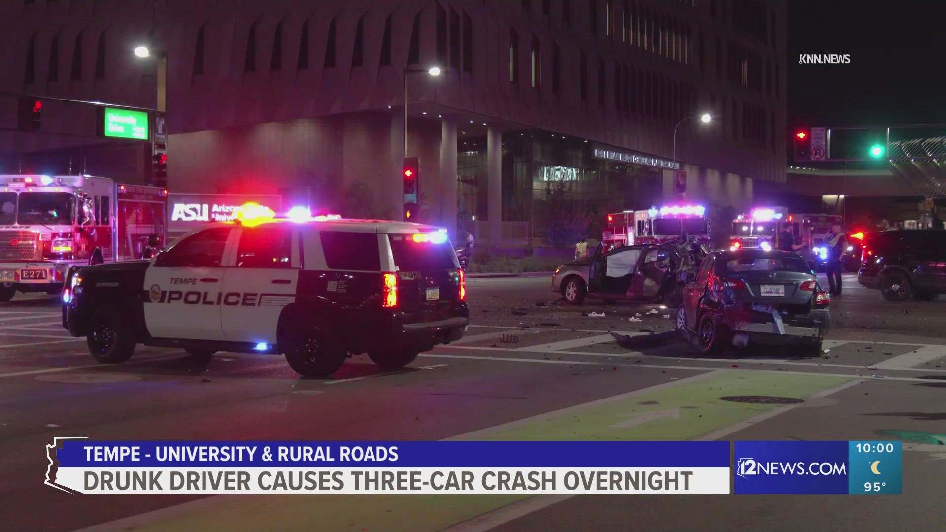 One person was killed and another person was arrested for driving under the influence in a Tempe crash, police say.