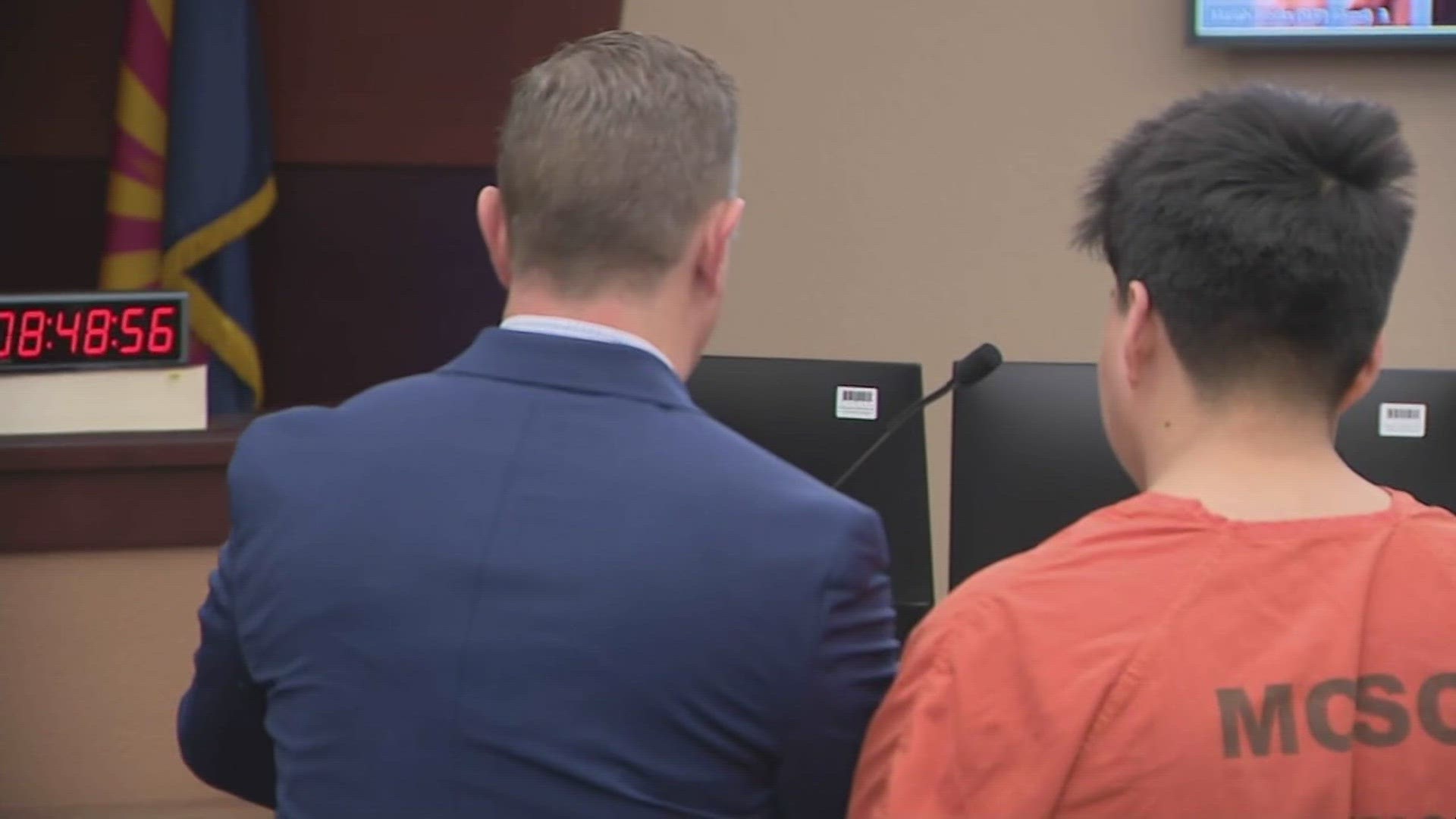 Billy appeared before a judge to plead not guilty on Thursday morning.