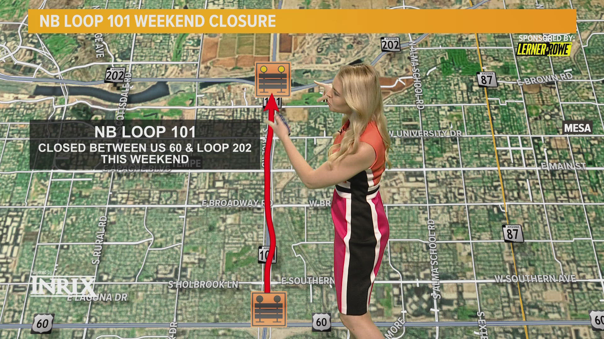 Here are the closures and detours on Valley roads this weekend.