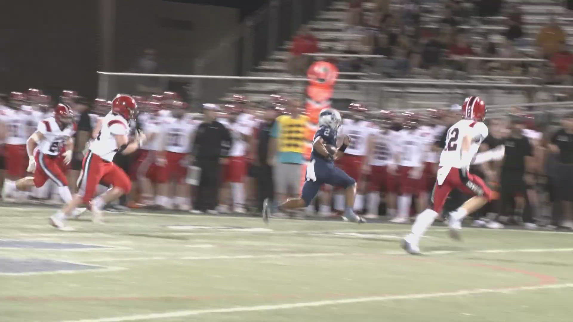 In a battle of north Valley teams, Cactus Shadows had the upper hand on Friday night, defeating Boulder Creek 55-28. Watch the highlights above.