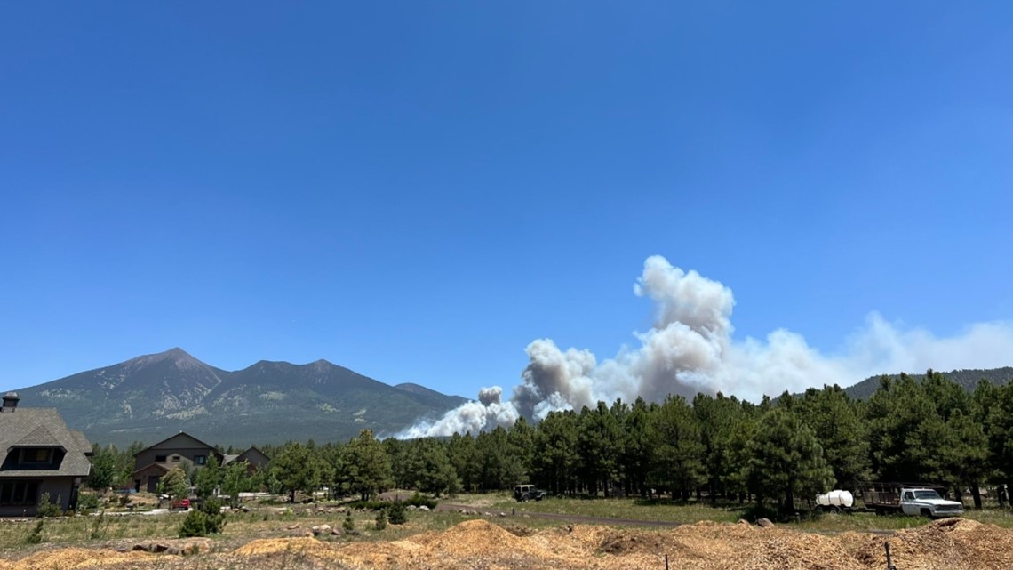 Officials responding to newly reported fire near Flagstaff - Vimarsana News