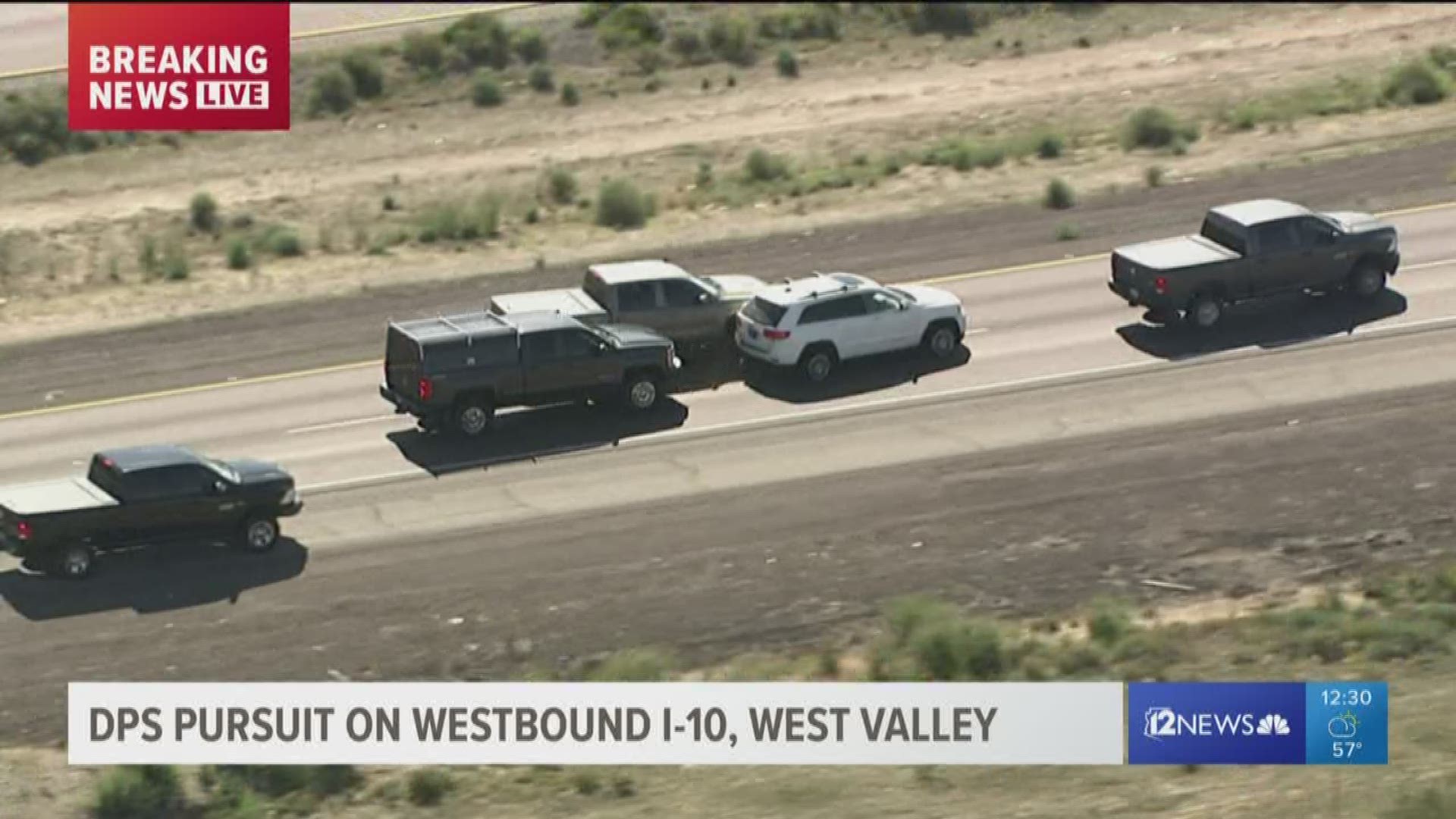 State police arrested a wanted man who led police on a pursuit through West Valley.