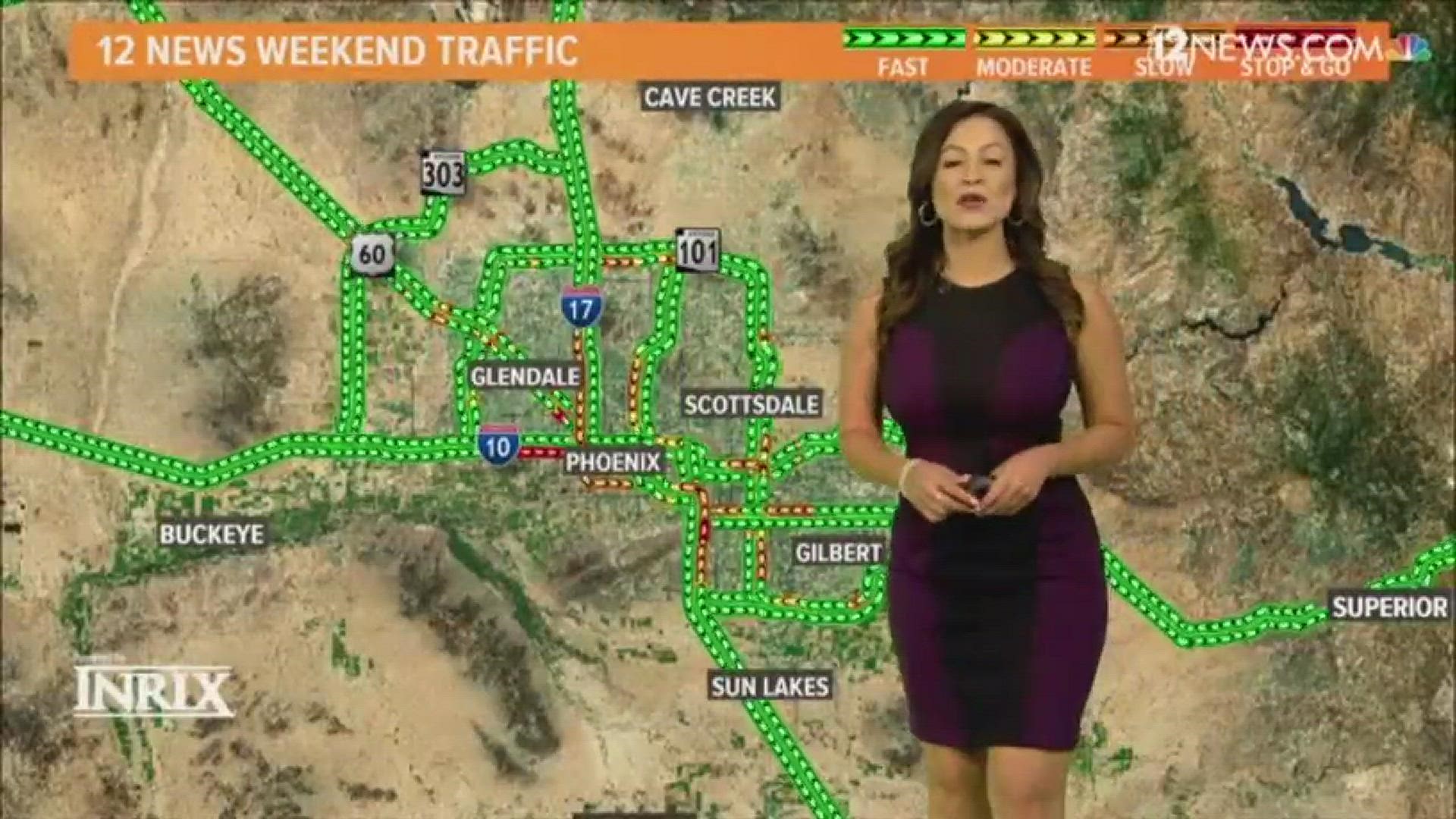 A look at the closures and slowdowns expected this weekend.