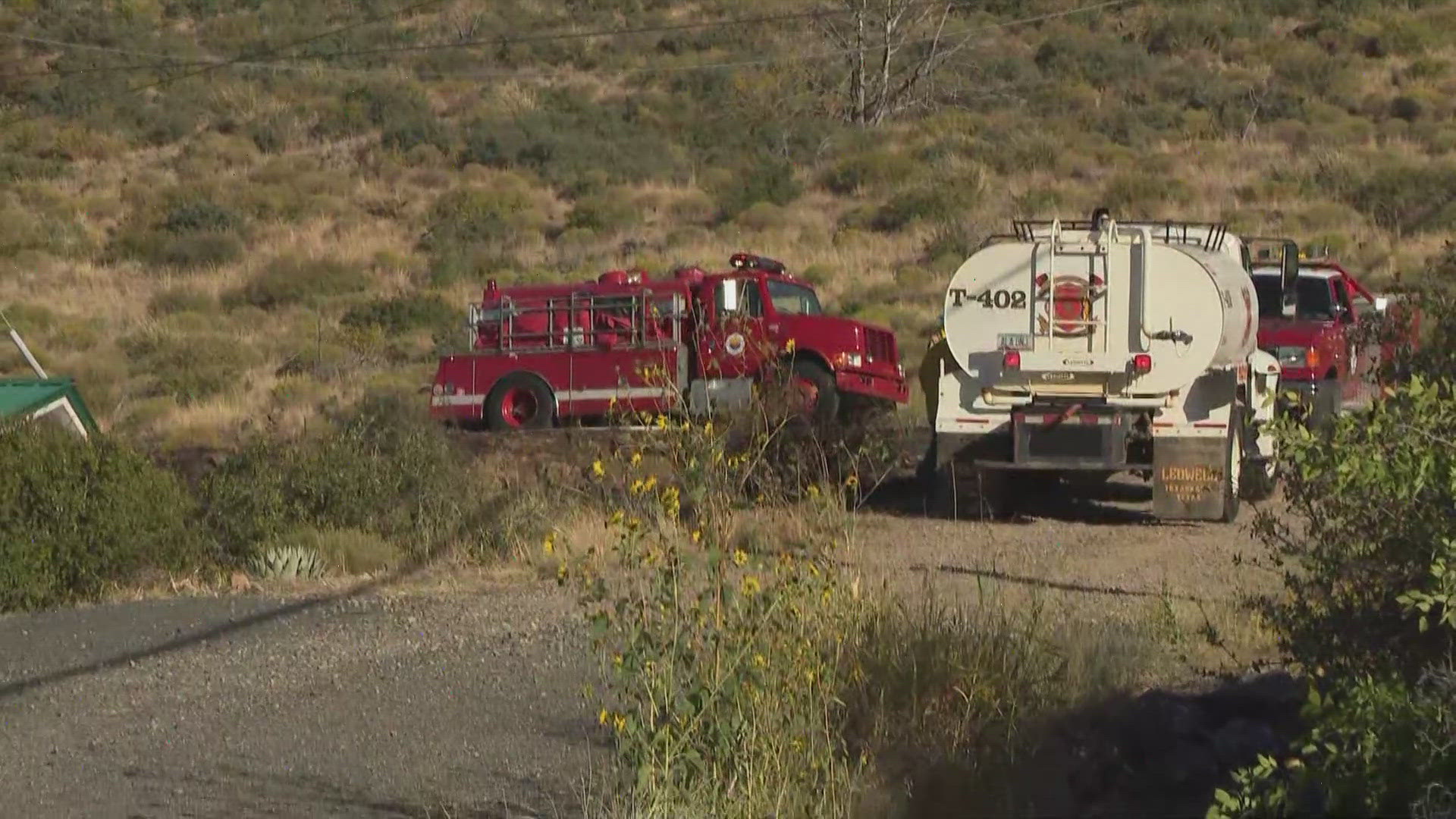 The Yavapai County Sheriff's Office issued an evacuation order Monday for a fire burning near Yarnell.