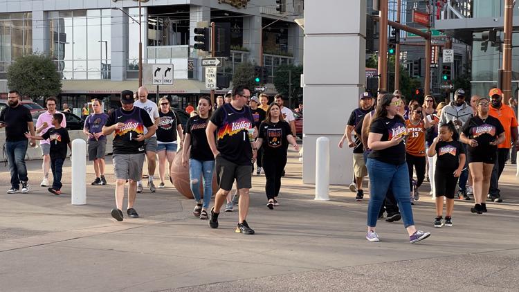45k people expected in downtown Phoenix tonight for Suns, D-backs, graduation and more