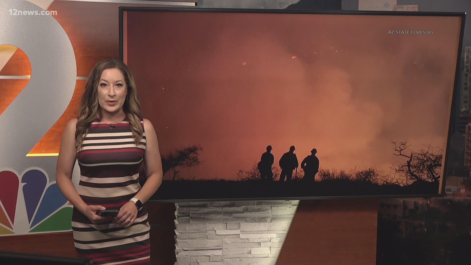 The Telegraph Fire burning near Superior is now the 9th largest wildfire in Arizona history. Jen Wahl has more on the firefighting efforts.