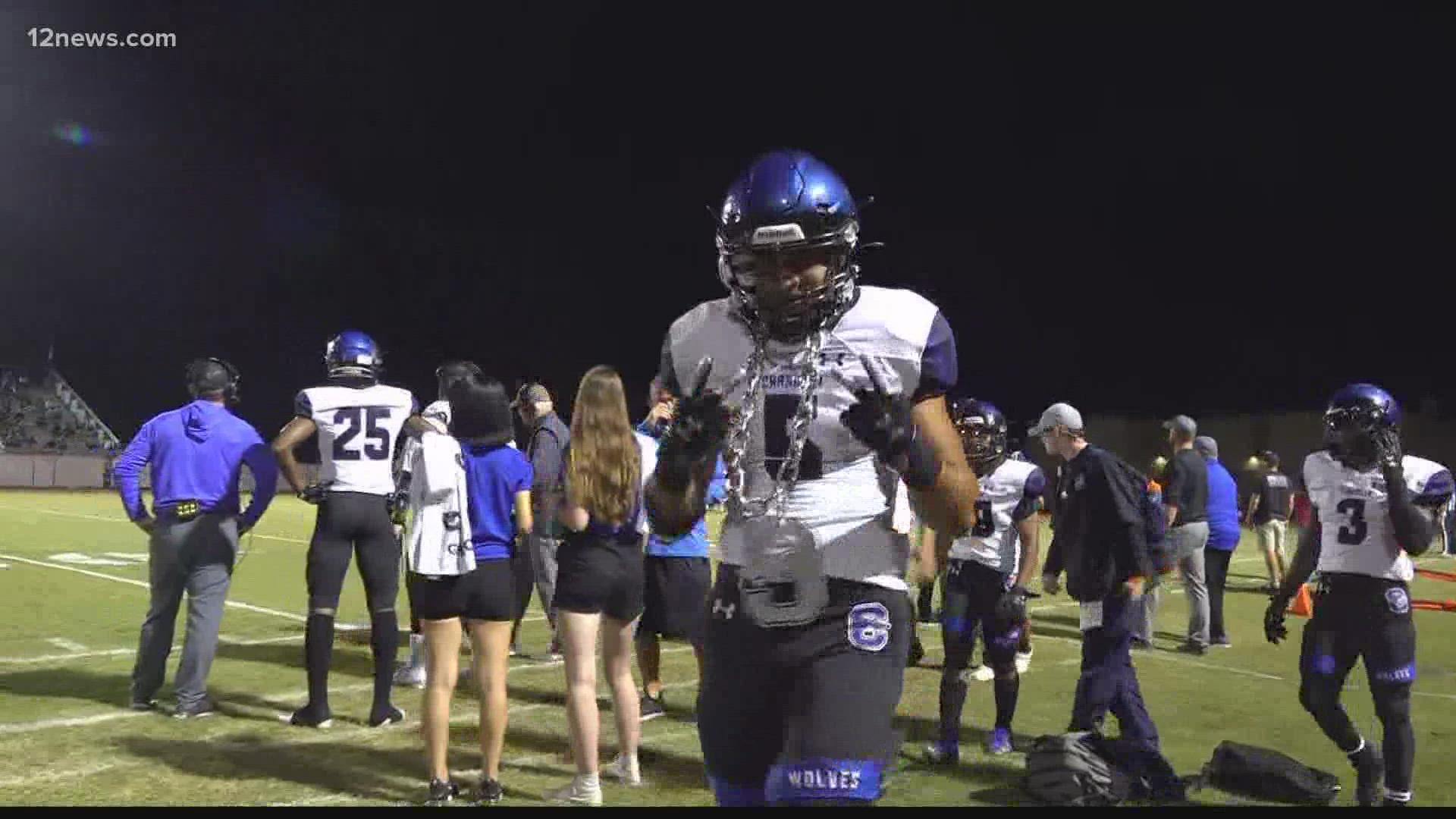 Chandler has a perfect record,6-0, and defeated Perry in week six, 49-3.