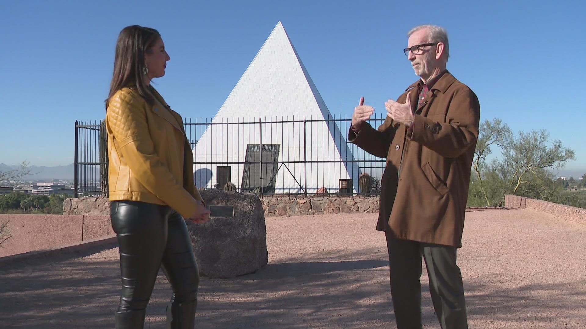 Hunt's Tomb in Phoenix has a lengthy history dating back to the 1930s. Emily Pritchard takes a look at the iconic Valley pyramid.