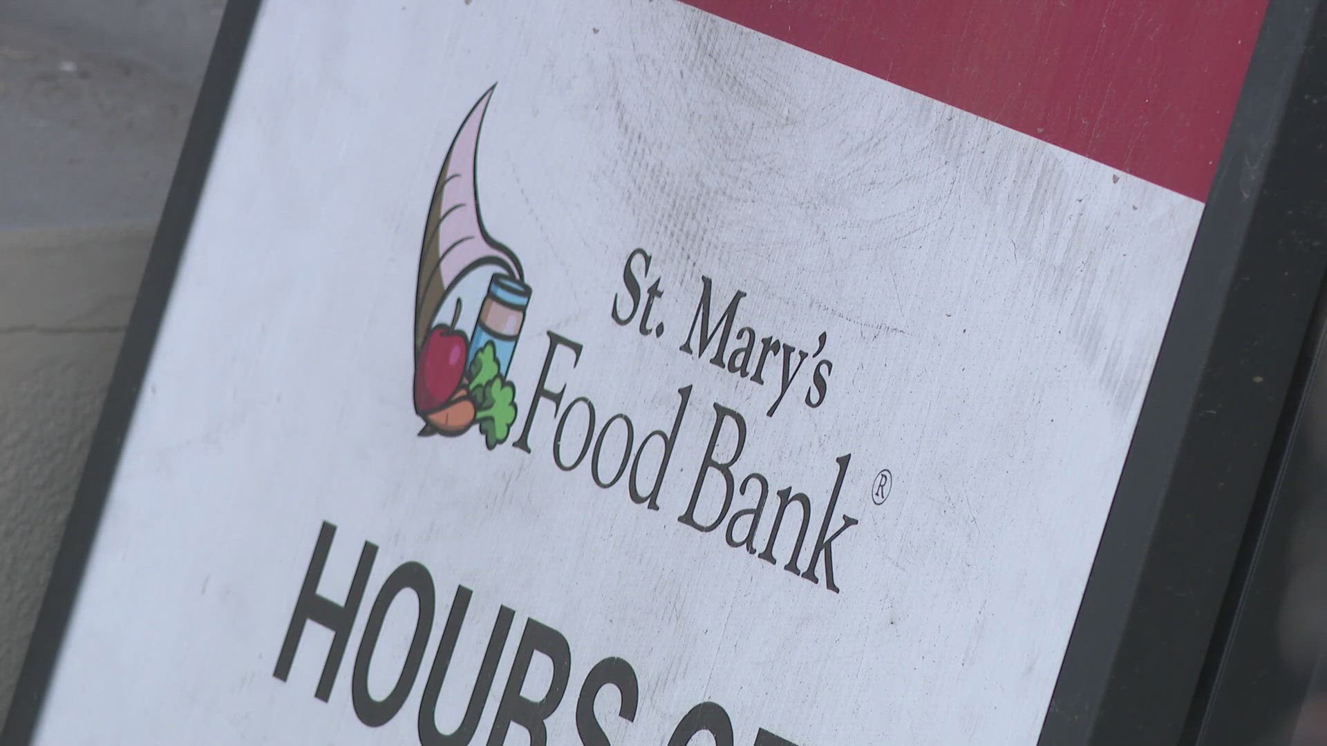 Volunteers from across the city helped collect food donations for St. Mary's Food Bank in Phoenix on Monday.