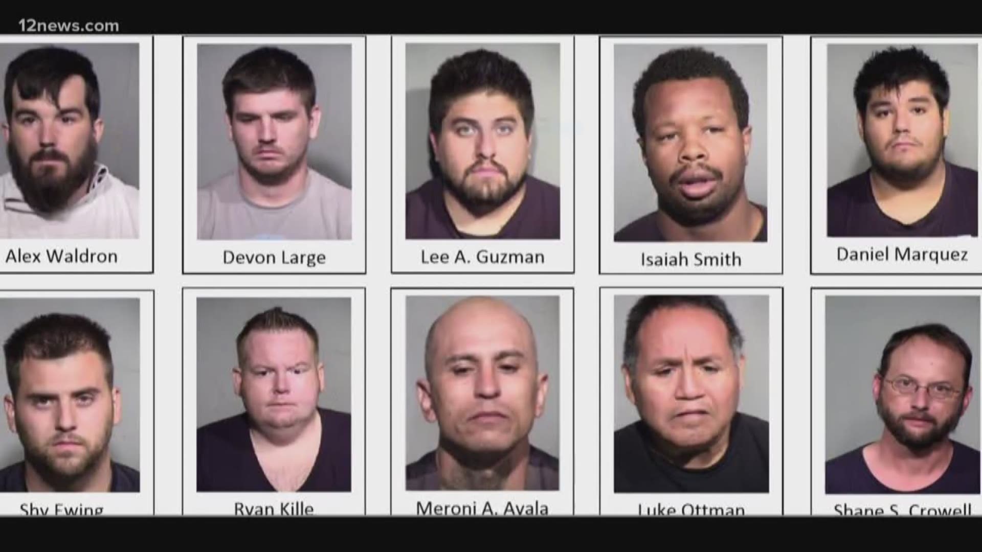 25 men have been arrested as part of a joint sting operation aimed at catching child predators called "Operation Summer Shield". Tempe and Mesa Police, along with Homeland Security investigators and the Attorney General's office, grabbed suspects accused of seeking out sex with children. The suspects were using social media sites like Facebook, Instagram and SnapChat.
