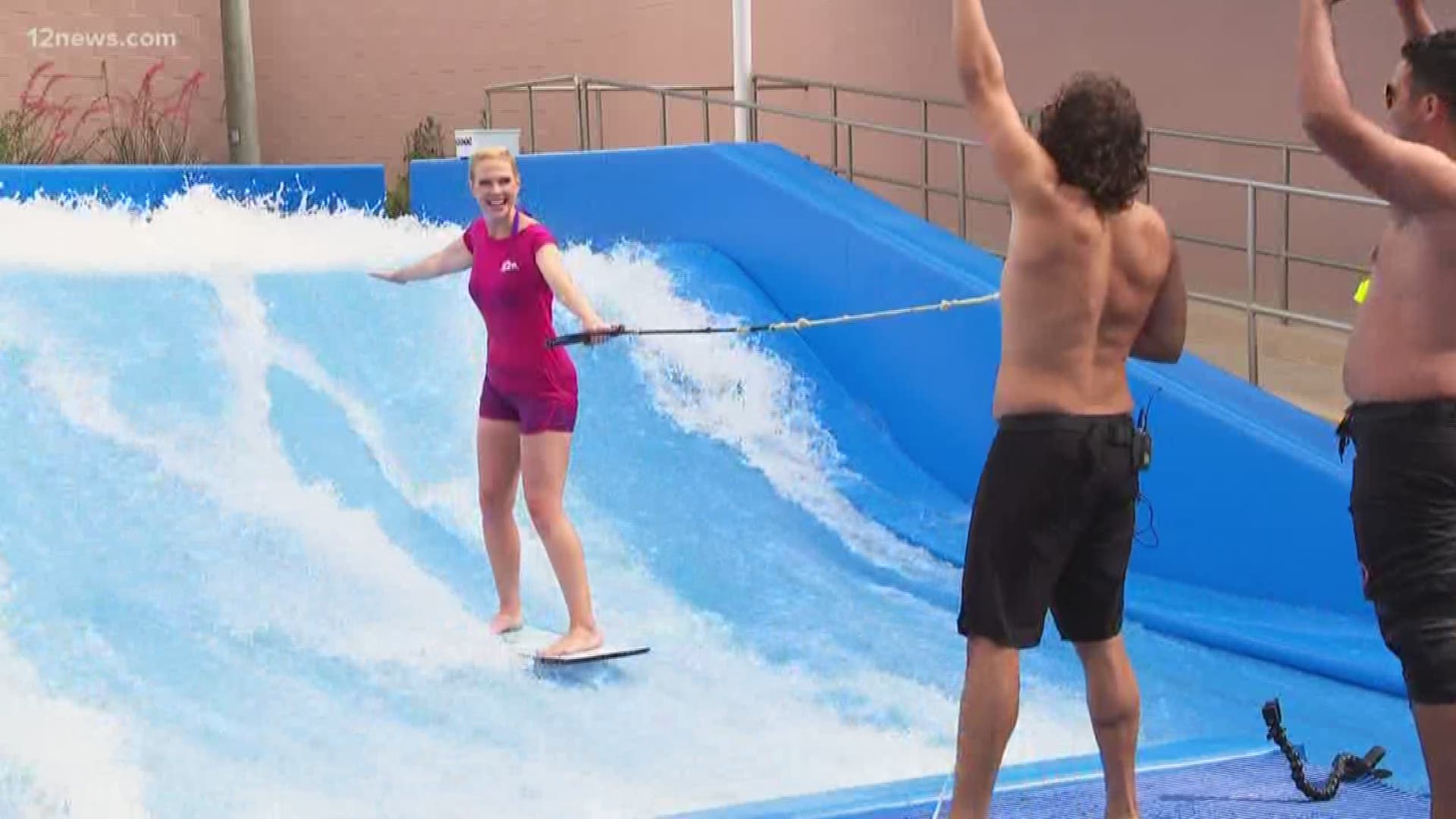 You can channel your inner surfer right here in the middle of the desert. You too can learn to ride waves on a flow-rider in Mesa.