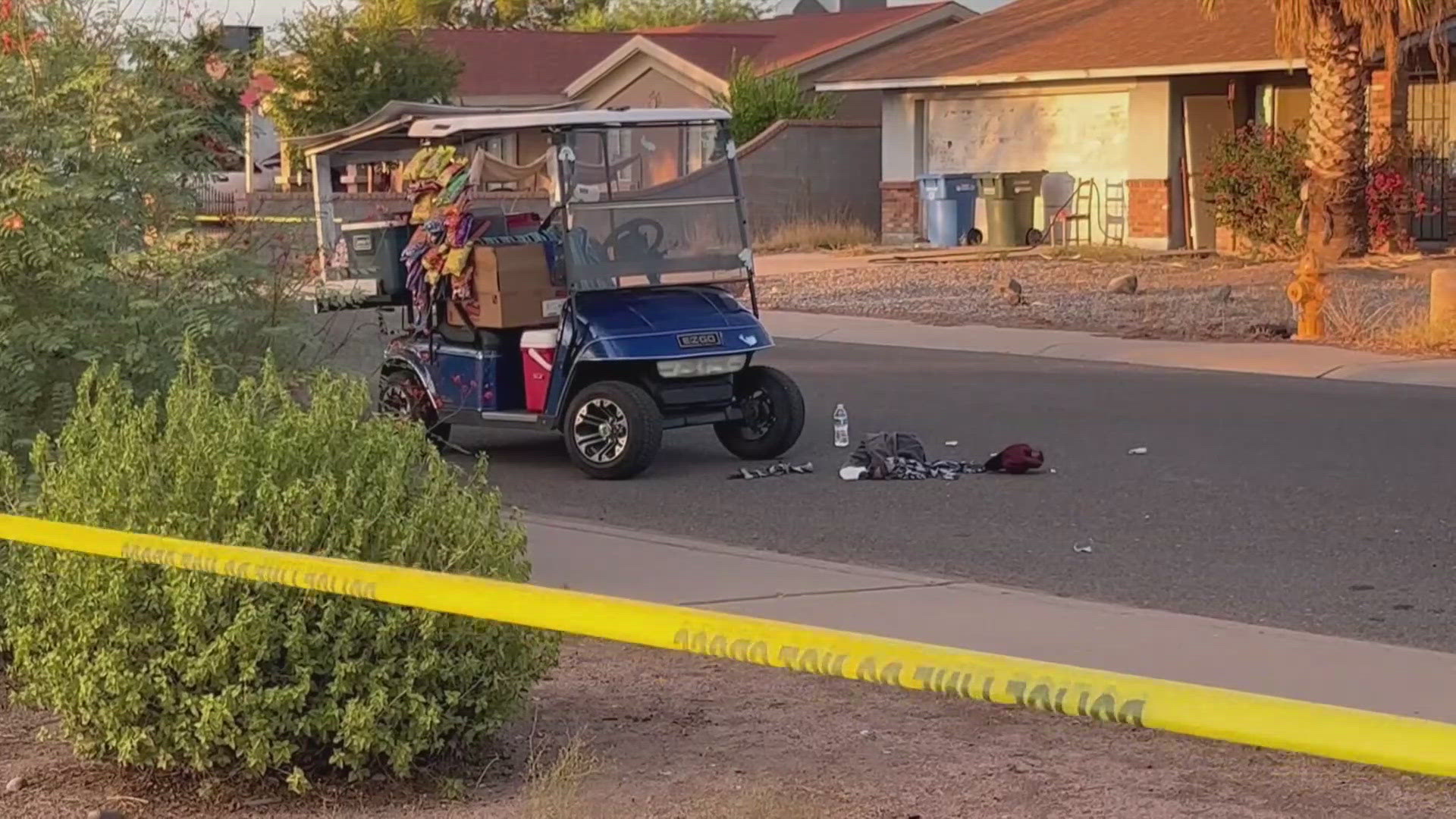 Phoenix police said the shooting happened near a park at 62nd Avenue and Roosevelt Street on Sunday evening.