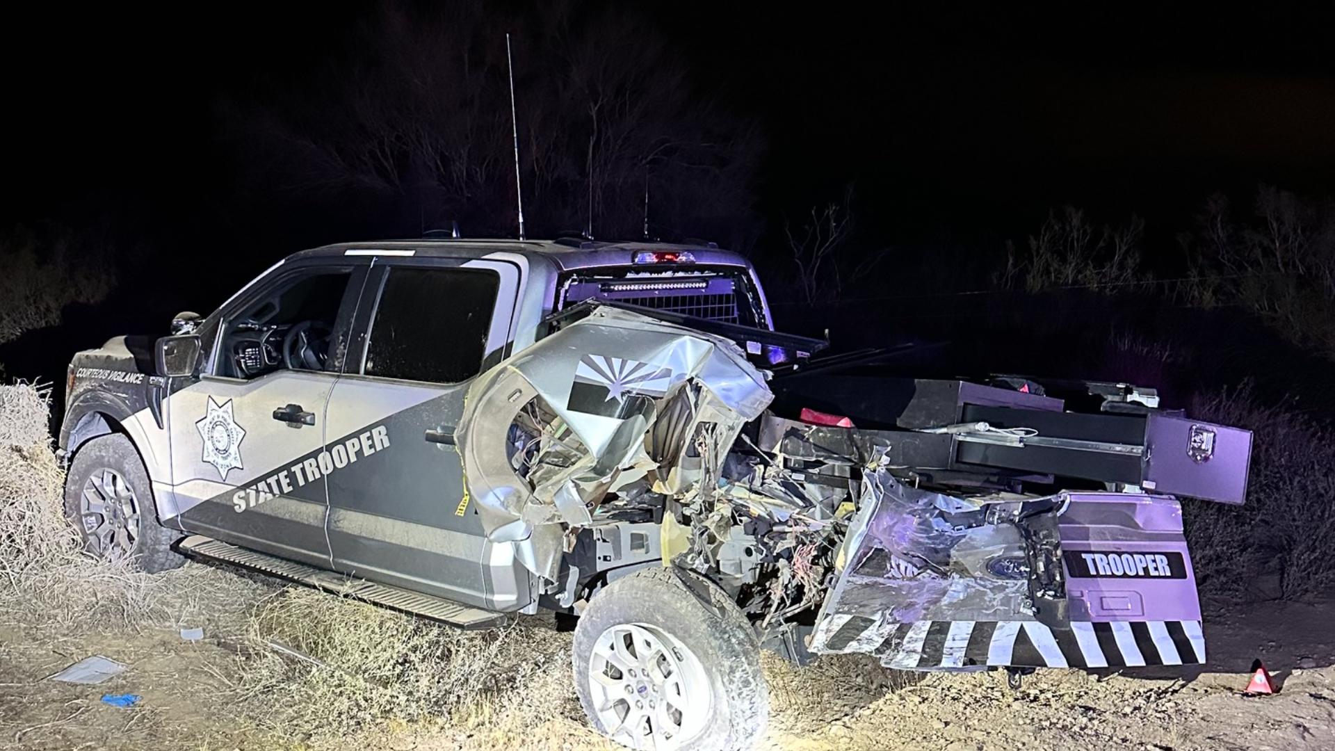 Trooper hospitalized after crash with suspected drunk driver | 12news.com