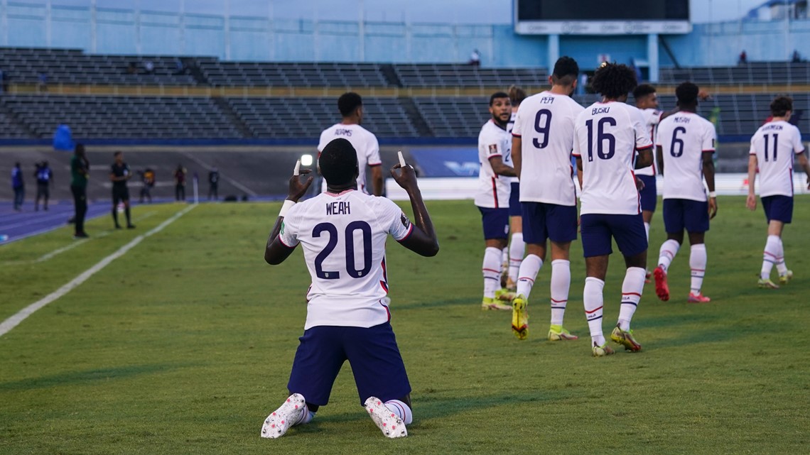Gol Weah membuat AS bermain imbang 1-1 di Jamaika di kualifikasi