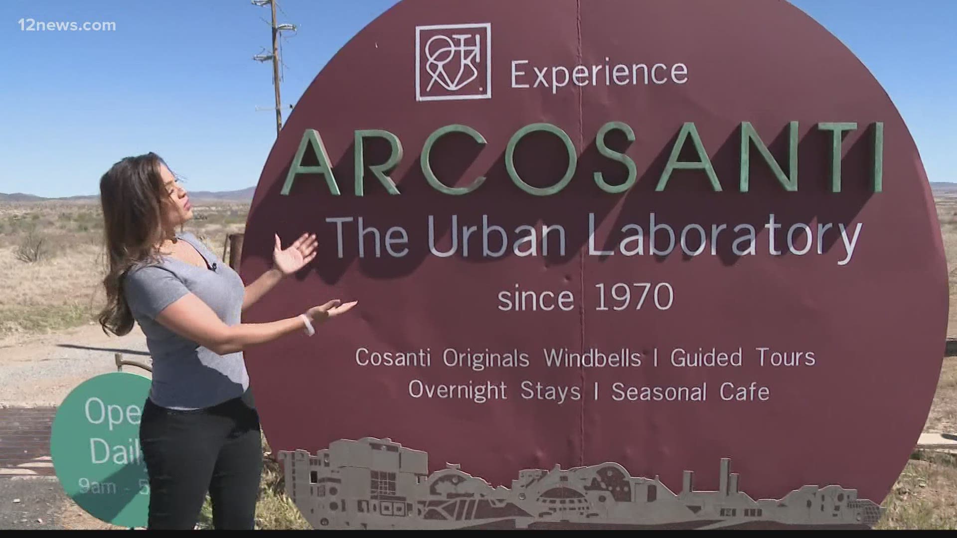 During our next stop, we go explore the interesting world of Arcosanti in Mayer, Arizona. Vanessa Ramirez has more.