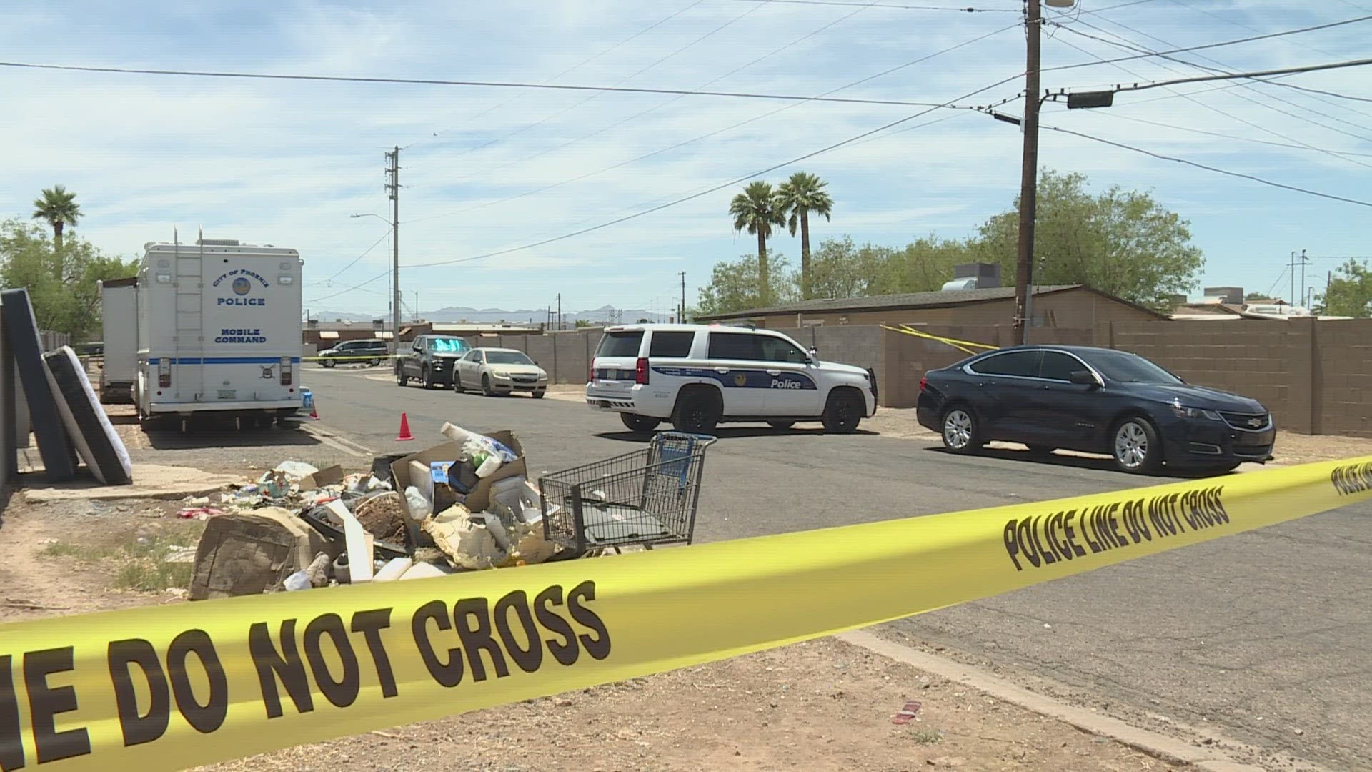 Phoenix police said that the man was found near 36th Avenue and Van Buren Street during a welfare check.