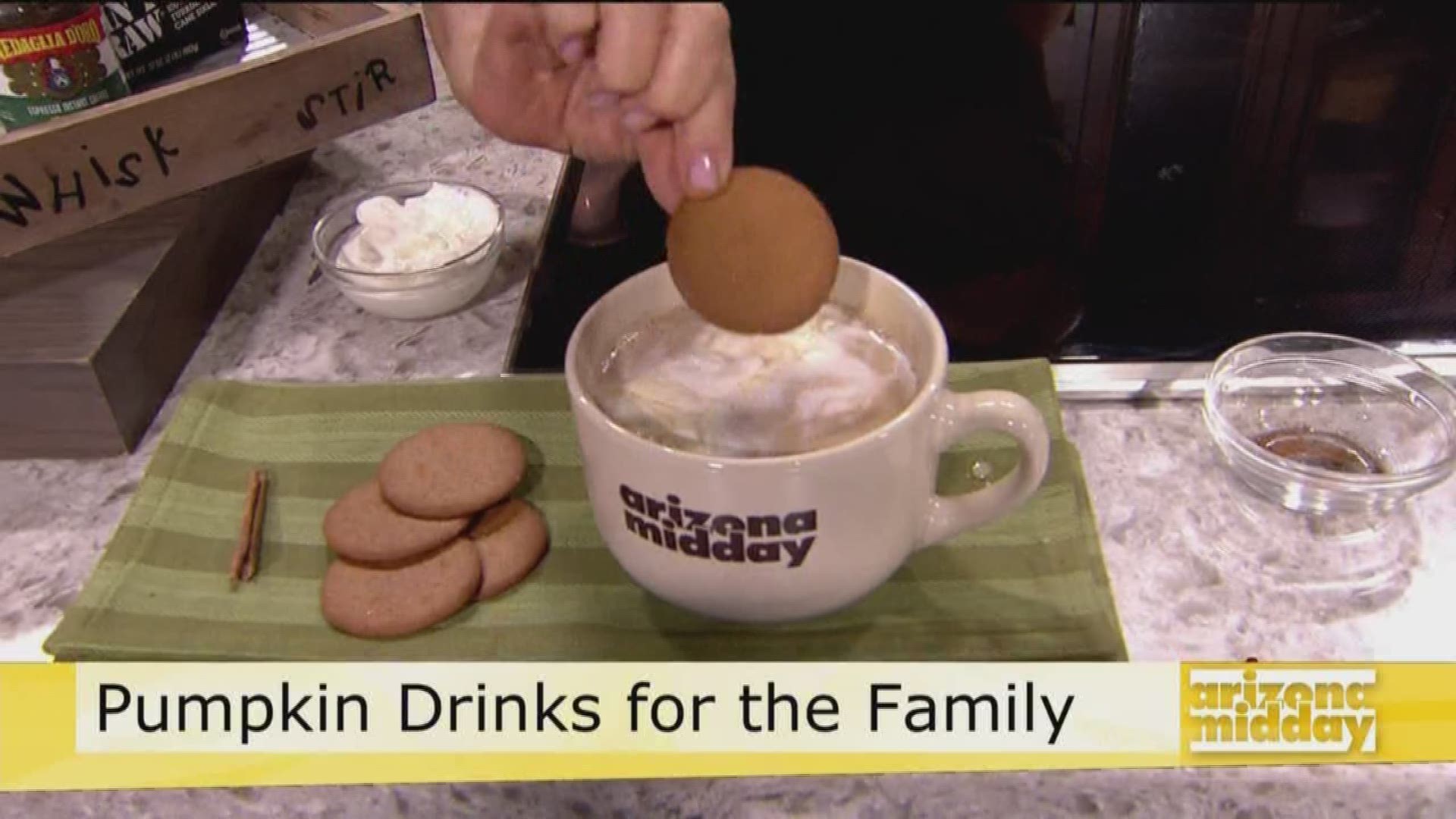 From the Pups to the kids and even a latte for mom Jan shows us how to create the perfect pumpkin drinks everyone will love.