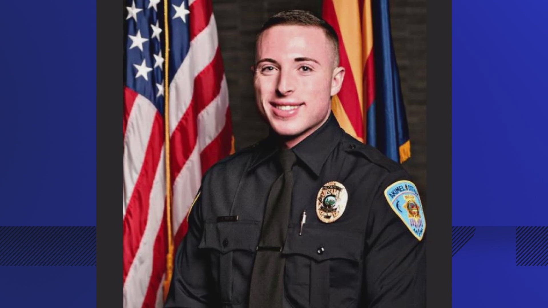 The police officer killed in the shooting was identified as Officer Joshua Briese.