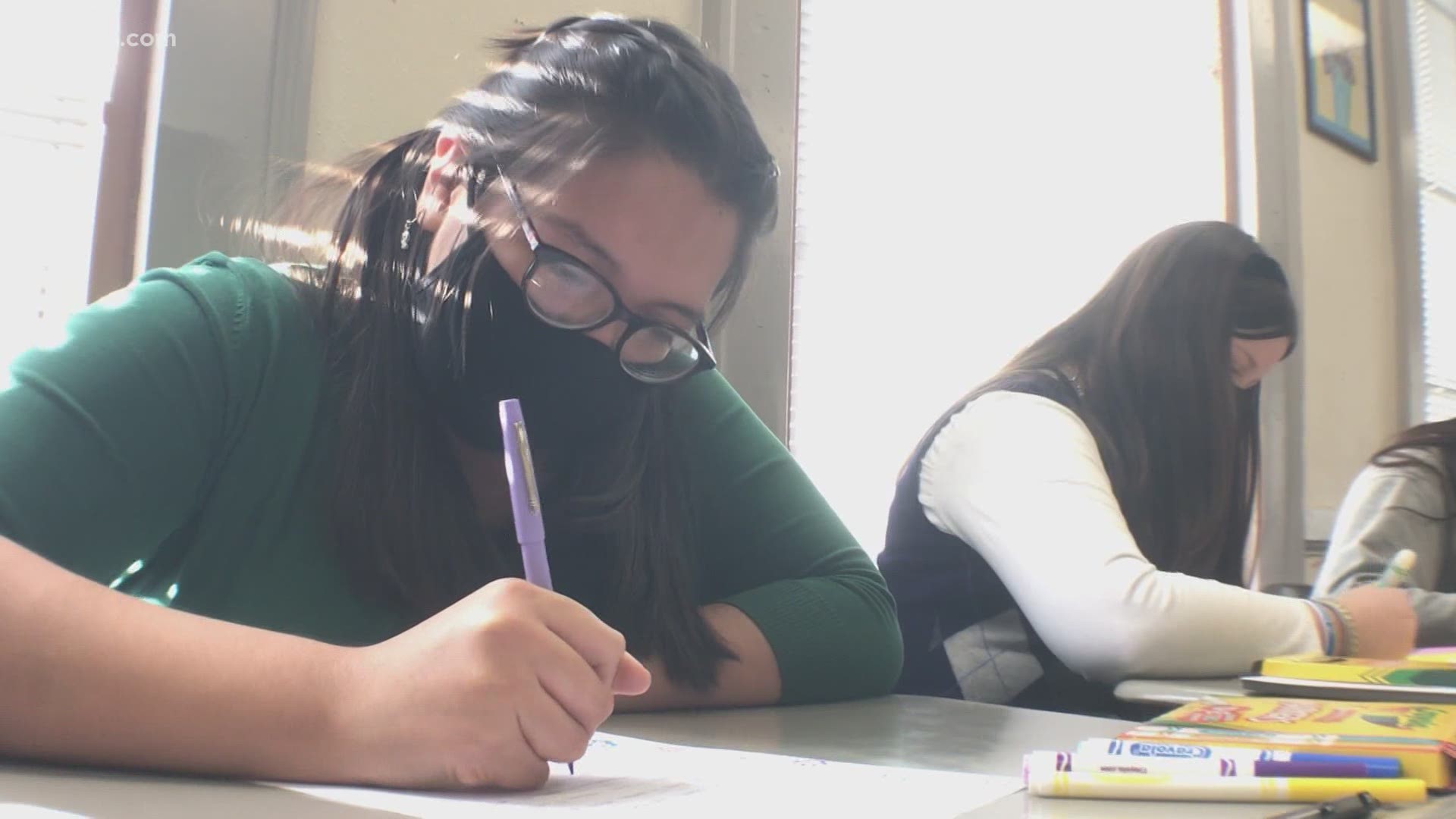 Those who visited senior centers pre-COVID are finding new ways to stay in touch. A group of teenagers in Chandler adopted a letter-writing campaign to stay in touch