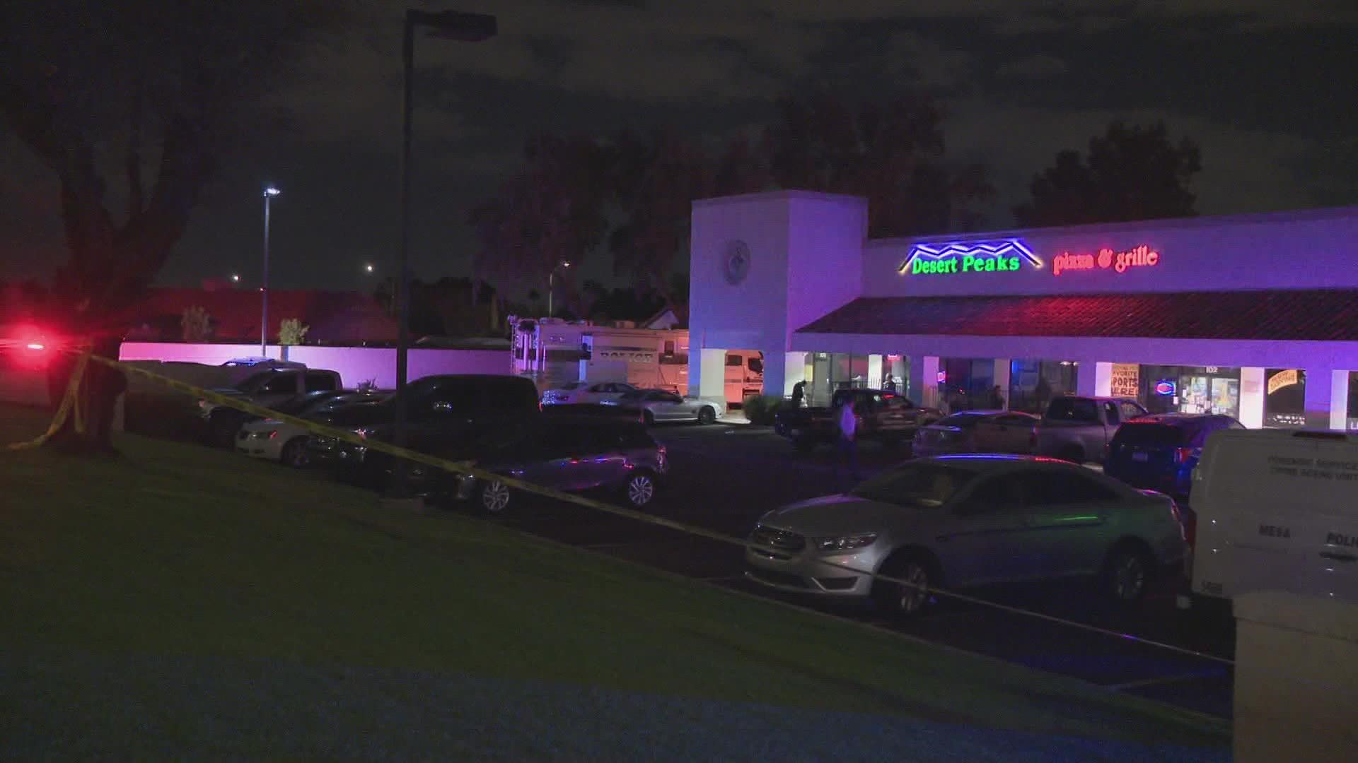 1 dead, 2 injured in shooting at Mesa restaurant | 12news.com