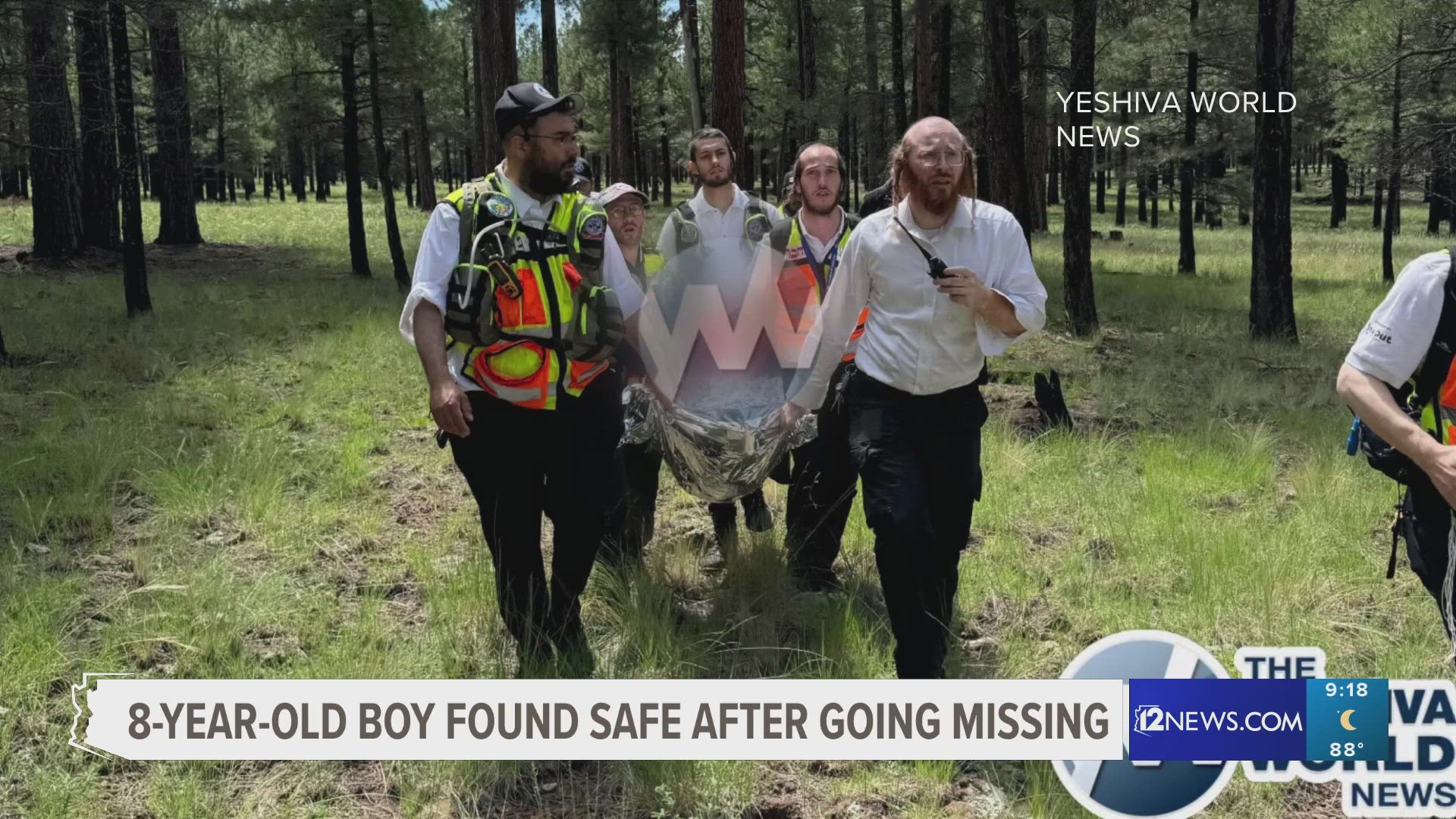 An 8-year-old reportedly walked off from his family while at Lava River Cave north of Flagstaff.