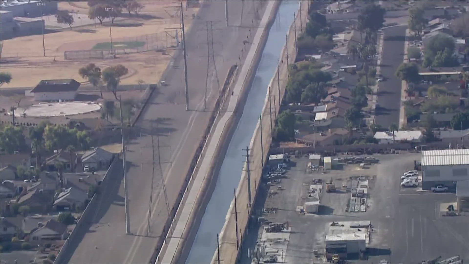 The search is on for a man who groped a woman and then exposed himself to another along the western canal in Mesa.