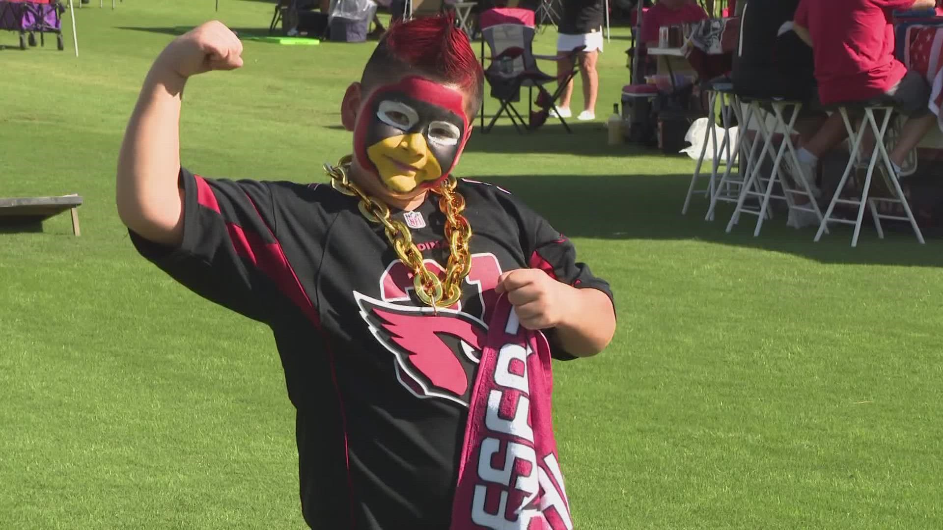 Fans of the Arizona Cardinals are hopeful for a win during the Thursday night game against the New Orleans Saints.
