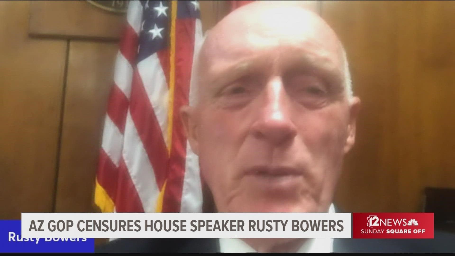 House Speaker Rusty Bowers says he won't be bullied by Arizona Republican Party Chair Kelli Ward and other Republicans.