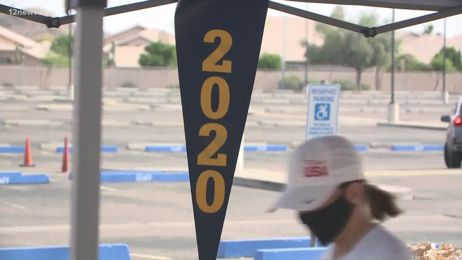 High school seniors won't be getting the traditional graduation ceremony this year, so Desert Vista HS figured out some unique ways to celebrate the Class of 2020.
