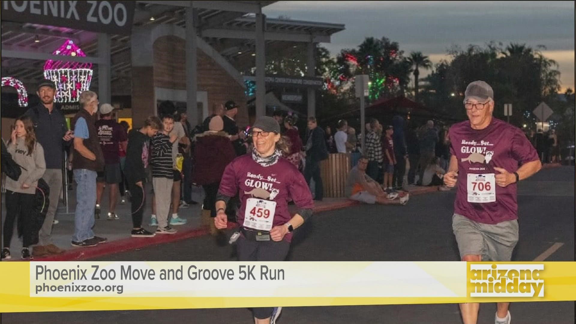 Grab your running shoes because the Phoenix Zoo is hosting their annual Move and Groove 5K this Saturday. Get your tickets at phoenixzoo.org