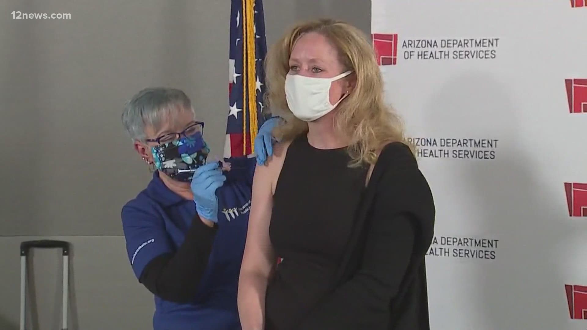 On Wednesday evening, some Arizona health care workers, including ADHS Director Dr. Cara Christ, will be among the first to receive the vaccine.