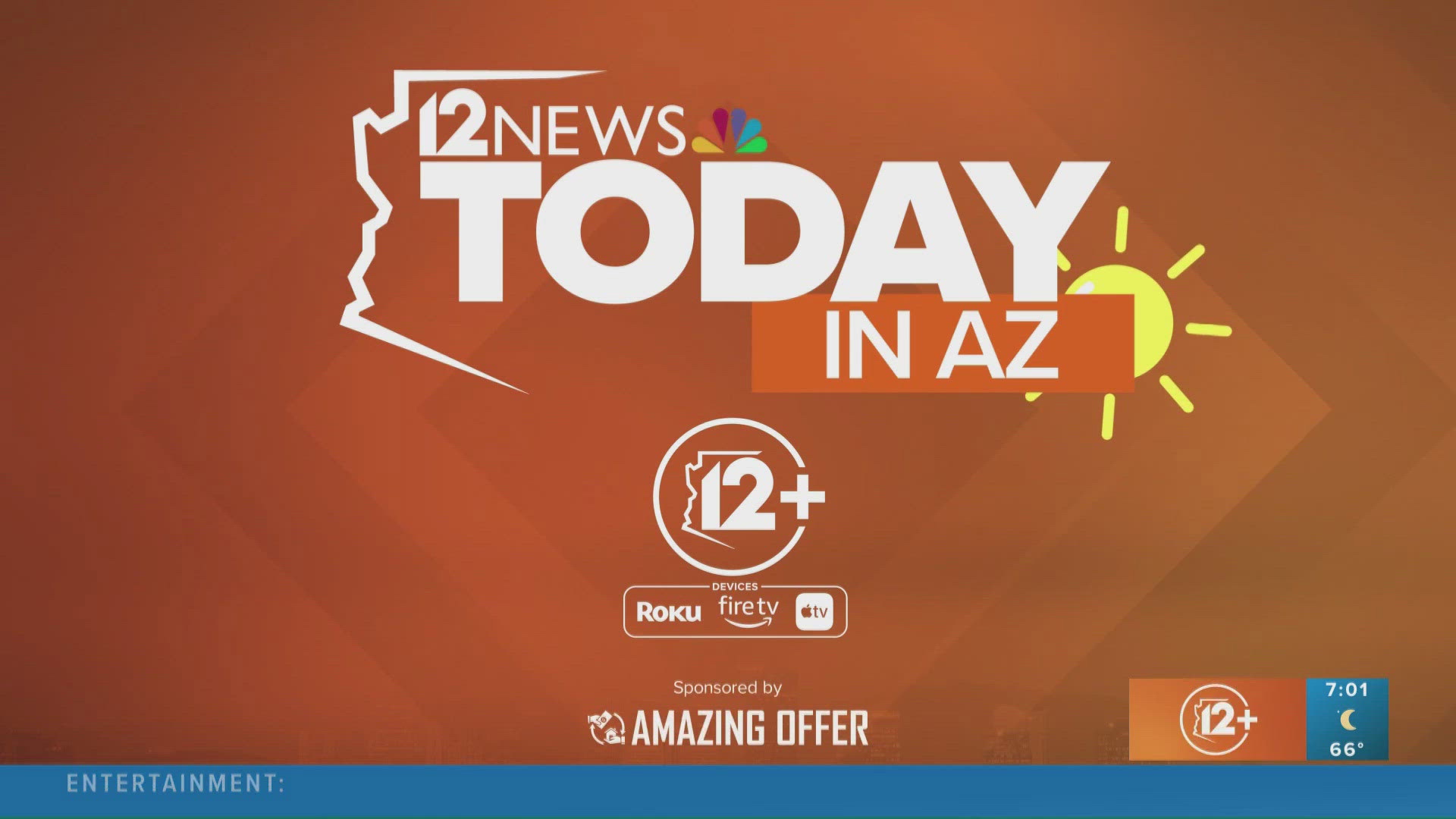 Check out the day's major news events, community stories, sports updates and weather forecast presented by the 12News Team.